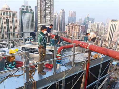 冷卻塔填料老化堵塞該怎么解決,冷卻塔填料安裝視頻