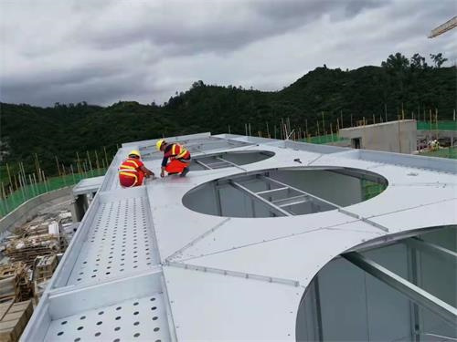簡析橫流式冷卻塔和逆流式冷卻塔的優點,橫流式冷卻塔原理圖